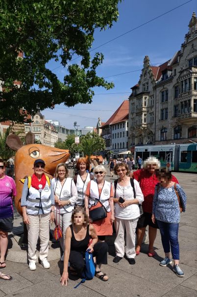 Die Hildesheimer OMAS GEGEN RECHTS in Erfurt